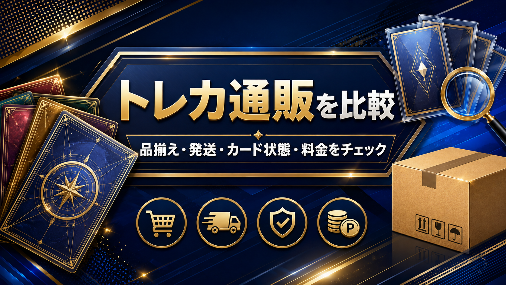 カーナベルを他のトレカ通販と比較|品揃え・発送・カード状態・料金を解説
